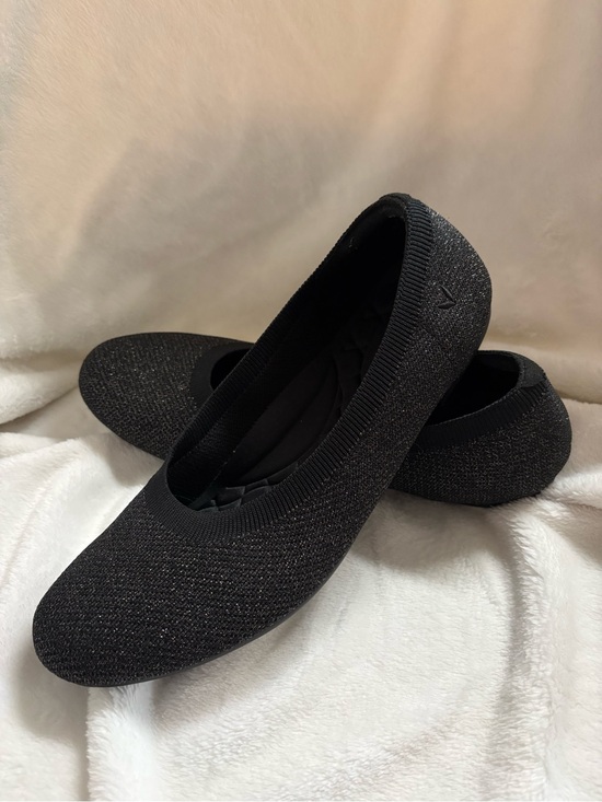 Vivaia Shoes - Vivaia Women’s Black Sparkle Knit Ballet Flats